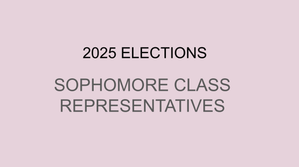 Sophomore Class Representative Candidates